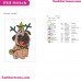 Rolly Christmas Puppy Dog Pals Embroidery Design