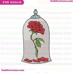Rose 1 Beauty And The Beast Embroidery Design
