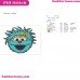 Rosita Sesame Street Embroidery Design