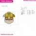 Rubble Face Paw Patrol Embroidery Design
