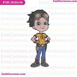 Rusty Rivets Embroidery Design