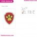 Ryder Logo Paw Patrol Embroidery Design