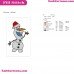 Santa Olaf Frozen Embroidery Design