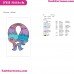 Satin Chenille 2 Trolls Embroidery Design