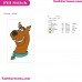 Scooby Doo Face Embroidery Design