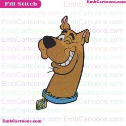 Scooby Doo Wink Eyes Embroidery Design