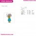 Selma Bouvier The Simpsons Embroidery Design