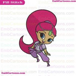 Shimmer Shimmer And Shine Embroidery Design