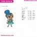 Shine Ballet Shimmer And Shine Embroidery Design