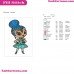 Shine Ballet Shimmer And Shine Embroidery Design