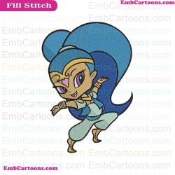 Shine Shimmer And Shine Embroidery Design