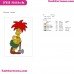 Sideshow Bob The Simpsons Embroidery Design
