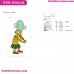 Sideshow Mel The Simpsons Embroidery Design