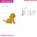 Simba Baby The Lion King Embroidery Design 3
