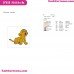 Simba Baby The Lion King Embroidery Design 3
