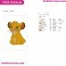 Simba The Lion King Embroidery Design 11