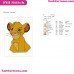 Simba The Lion King Embroidery Design 11