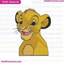 Simba The Lion King Embroidery Design 14