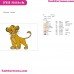 Simba The Lion King Embroidery Design 15