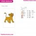 Simba The Lion King Embroidery Design 22