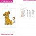 Simba The Lion King Embroidery Design 2