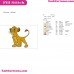 Simba The Lion King Embroidery Design 4