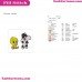 Sivestre And Piolin Babys Embroidery Design