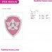 Skye Logo Paw Patrol Embroidery Design