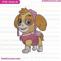 Skye Paw Patrol Embroidery Design