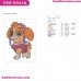Skye Paw Patrol Embroidery Design