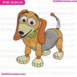 Slinky Dog Toy Story Embroidery Design