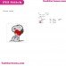 Snoopy Hugging A Heart Embroidery Design