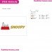Snoopy Logo Embroidery Design