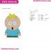 Southpark Embroidery Design 15