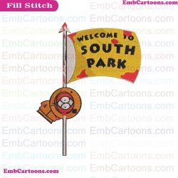 Southpark Embroidery Design 4