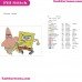 Spongebob Squarepants And Patrick Star Embroidery Design