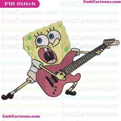 Spongebob Squarepants Embroidery Design 10