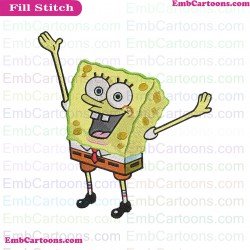 Spongebob Squarepants Embroidery Design 2