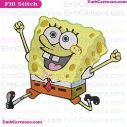 Spongebob Squarepants Embroidery Design 3