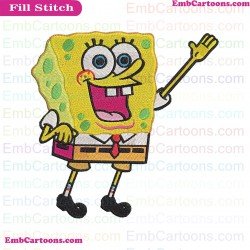 Spongebob Squarepants Embroidery Design 4