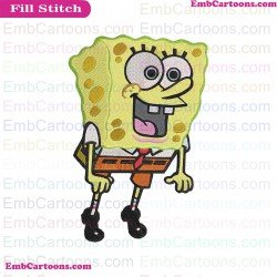 Spongebob Squarepants Embroidery Design 5