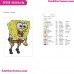 Spongebob Squarepants Embroidery Design 5