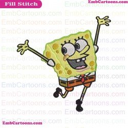 Spongebob Squarepants Embroidery Design 6