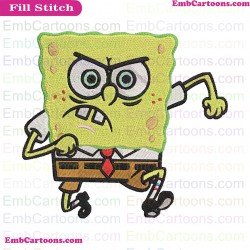 Spongebob Squarepants Embroidery Design 7