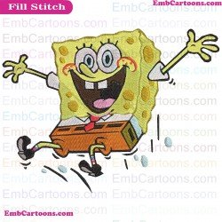 Spongebob Squarepants Embroidery Design 9