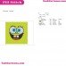 Spongebob Squarepants Face Happy Embroidery Design