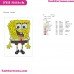 Spongebob Squarepants Very Happy Embroidery Design