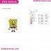 Spongebob Squarepants Very Happy Embroidery Design