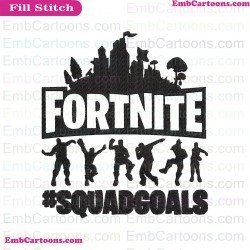 Squadgoals Svg Fortnite Logo Svg Fortnite Svg Floss Svg Battle Royale Svg Dance Svg Funny Svg Embroidery Design