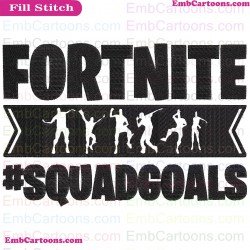 Squadgoals Svg Fortnite Logo Svg Fortnite Svg Floss Svg Battle Royale Svg Dance Svg Funny Svg Embroidery Design 2